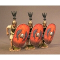 HMRR10RN 3 Hastati with Red Shield, The Roman Army of the Mid-Republic